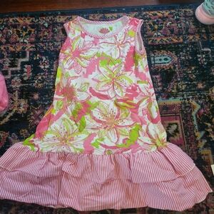 Three Friends Girls Size 5 Pink Tropical Floral Dress DEAL 5 for $20